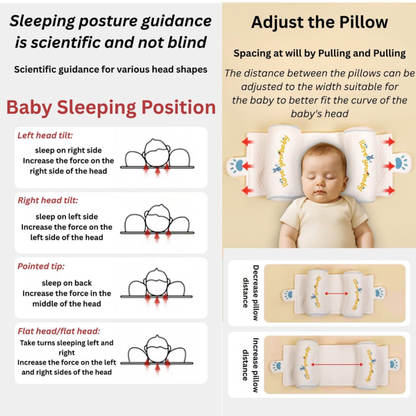 Baby Head Shaping Pillow - Premium Quality